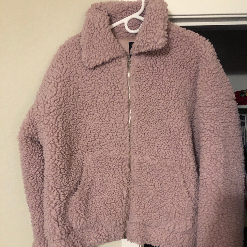 Forever 21 purple Sherpa jacket